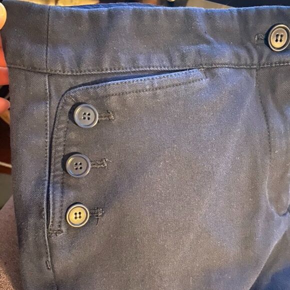 Talbots Trousers with Button Detailing - Sz 4P - Picture 1 of 7
